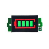 Lithium Battery Fuel Gauge Display Module, Green, Blue