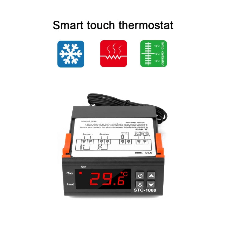 STC-1000 Aquarium Incubation Seafood Machine Electronics Number Microcomputer Temperature Controller Switch, 12V STC-1000 Aquarium Incubation Seafood Machine Electronics Number Microcomputer Temperature Controller Switch, 12V