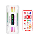 COOLMOON CM-MPAC PWM 5V ARGB Cooling Fan Remote Control For PC Case Chassis, Style:, 4 in 1  (White), 4 in 1  (Black), 3 in 1 Controller (White), 3 in 1 Controller (Black)