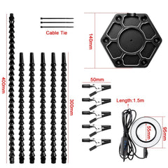 Six-Jaw Aluminum Alloy Soldering Station Repair Workbench
