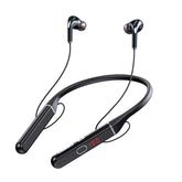 Auriculares inalámbricos con banda para el cuello S650 HIFI con Bluetooth, compatibles con tarjeta TF, S650, color negro