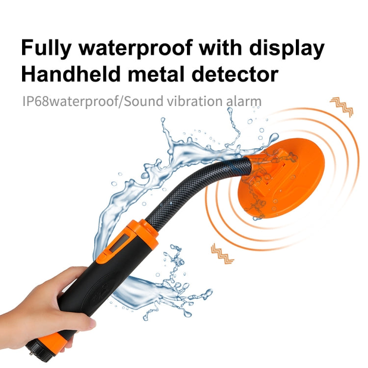HS-07 Handheld Treasure Hunt Metal Detector Positioning Rod, Orange, Green HS-07 Handheld Treasure Hunt Metal Detector Positioning Rod, Orange, Green