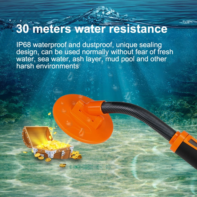 HS-07 Handheld Treasure Hunt Metal Detector Positioning Rod, Orange, Green HS-07 Handheld Treasure Hunt Metal Detector Positioning Rod, Orange, Green