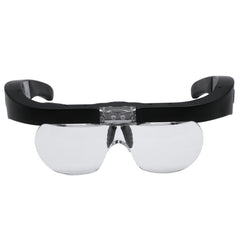 11537DC 1.5X / 2.5X / 3.5X / 5X Rechargeable LED Light Glasses Magnifier, 11537DC