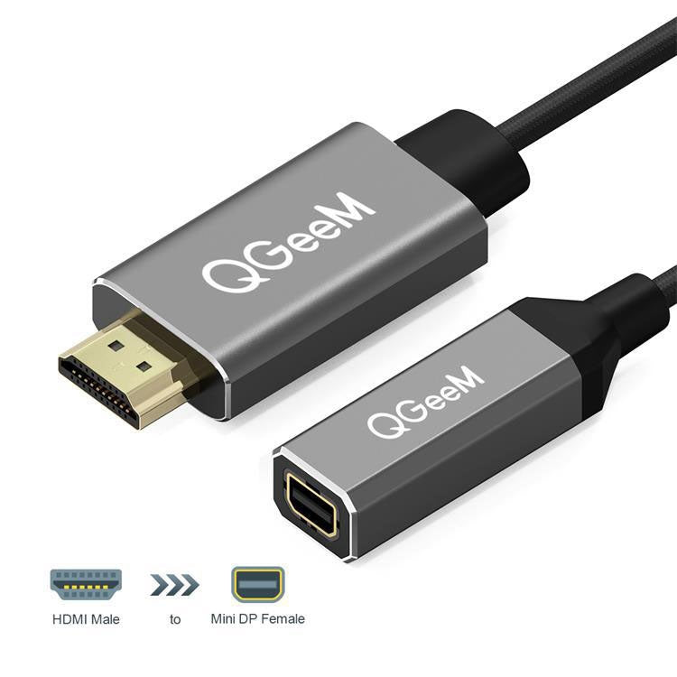 QGeeM QG-HD02 HDMI Single to Mini DP Converter QGeeM QG-HD02 HDMI Single to Mini DP Converter