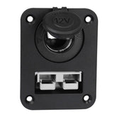 Andersen Panel Large Current Plug With 12V Cigarette Lighter Panel Combination