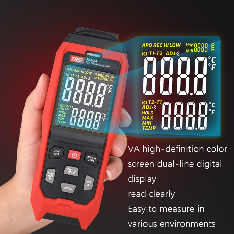 TASI Contact Temperature Meter K-Type Thermocouple Probe Thermometer, Style:, TA612A Single Channel, TA612B Dual Channels, TA612C 4 Channels TASI Contact Temperature Meter K-Type Thermocouple Probe Thermometer, Style:, TA612A Single Channel, TA612B Dual Channels, TA612C 4 Channels