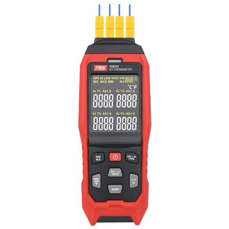 TASI Contact Temperature Meter K-Type Thermocouple Probe Thermometer, Style:, TA612A Single Channel, TA612B Dual Channels, TA612C 4 Channels TASI Contact Temperature Meter K-Type Thermocouple Probe Thermometer, Style:, TA612A Single Channel, TA612B Dual Channels, TA612C 4 Channels