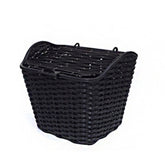 Bicycle Waterproof Basket with Cover Front Handlebar Bike Basket, Black, Brown, Grey