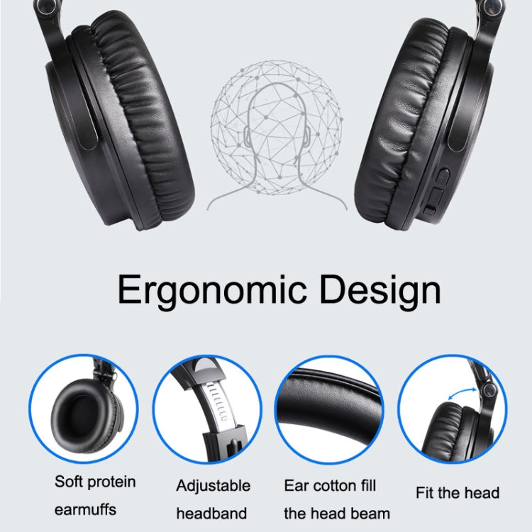 Auriculares inalámbricos con Bluetooth para monitorización supraaural, estéreo bilaterales y enchufables OneOdio PRO-C, PRO-C Auriculares inalámbricos con Bluetooth para monitorización supraaural, estéreo bilaterales y enchufables OneOdio PRO-C, PRO-C