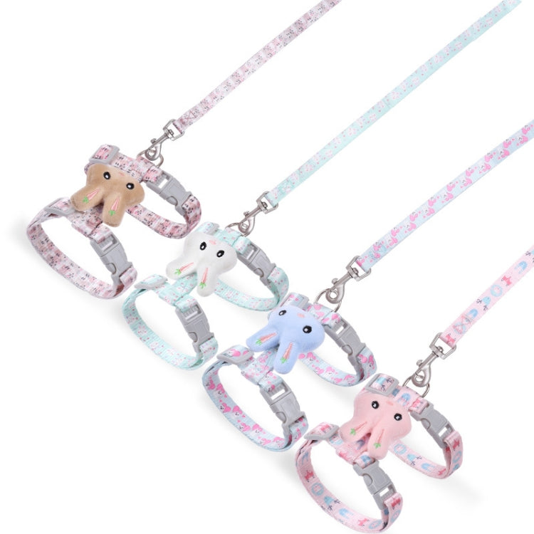 Rabbit Head Type Cat Traction Rope Anti-breakaway Adjustable Cat Leash, Small Suitable for Within 3kg, Large Suitable for 3-6kg Rabbit Head Type Cat Traction Rope Anti-breakaway Adjustable Cat Leash, Small Suitable for Within 3kg, Large Suitable for 3-6kg
