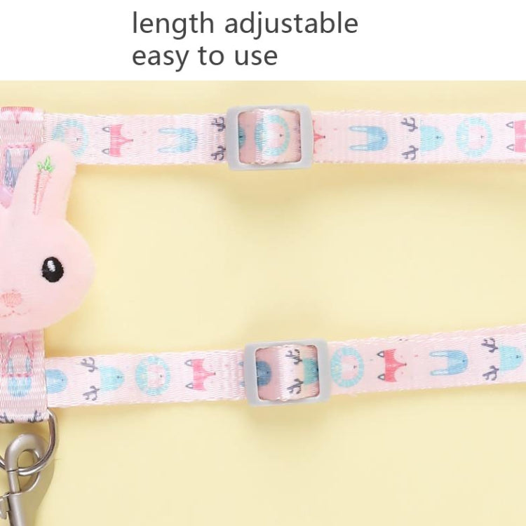 Rabbit Head Type Cat Traction Rope Anti-breakaway Adjustable Cat Leash, Small Suitable for Within 3kg, Large Suitable for 3-6kg Rabbit Head Type Cat Traction Rope Anti-breakaway Adjustable Cat Leash, Small Suitable for Within 3kg, Large Suitable for 3-6kg