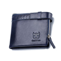 BULL CAPTAIN Anti-theft Brush Leather Wallet For Men