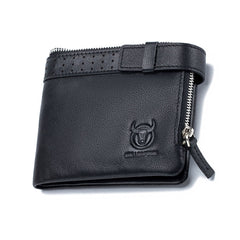 BULL CAPTAIN Anti-theft Brush Leather Wallet For Men
