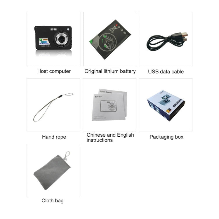 Cámara digital HD CCD de 48 millones de píxeles Cámara de video retro para autorretratos Cámara digital HD CCD de 48 millones de píxeles Cámara de video retro para autorretratos