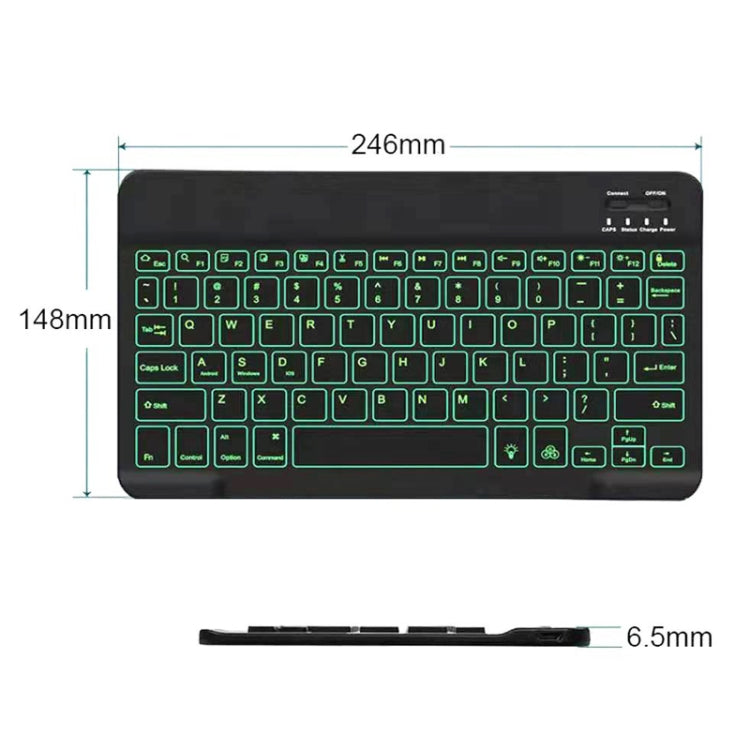 78 Keys 10 Inch RGB Colorful Backlit Bluetooth Keyboard For Mobile Phone / Tablet 78 Keys 10 Inch RGB Colorful Backlit Bluetooth Keyboard For Mobile Phone / Tablet