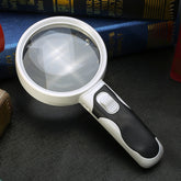 77350B Hand-Held With LED Light Reading Repair 10 Times Magnifier, 77350B 10 Times