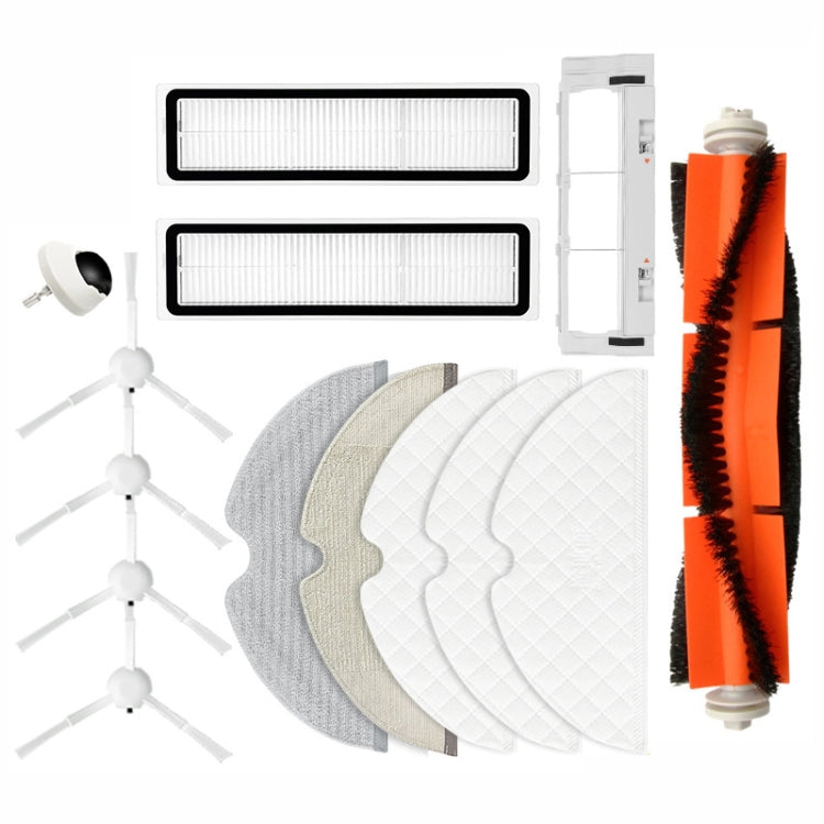 Ersatzzubehör für Xiaomi Mijia Dreame D9/L10 PRO, 1 Stück Rollenbürste, 2 Paar Seitenbürsten, 2 Stück Filter, 1 Stück Halblappen, 1 Paar schwarze Seitenbürste, 5 Stück Einweglappen, 2 Stück Lappen, 1 Stück Universalrad, 1 Stück Abdeckung Ersatzzubehör für Xiaomi Mijia Dreame D9/L10 PRO, 1 Stück Rollenbürste, 2 Paar Seitenbürsten, 2 Stück Filter, 1 Stück Halblappen, 1 Paar schwarze Seitenbürste, 5 Stück Einweglappen, 2 Stück Lappen, 1 Stück Universalrad, 1 Stück Abdeckung