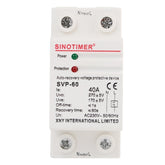 SINOTIMER Single-Phase Self-Duplex Intelligent Over-Pressure Protector, SVP-60