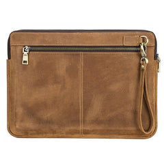 CONTACTS FAMILY Leather Laptop Sleeve For Macbook Pro 14.2 Inch