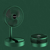 Portable Folding Fan Retractable Floor Standing Fan,Style: