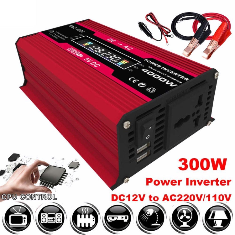 Solar Power System Inverters+30A Controller+18W 18V Solar Panel, Black 12V To 220V, Black 12V To 110V, Red 12V To 220V, Red 12V To 110V Solar Power System Inverters+30A Controller+18W 18V Solar Panel, Black 12V To 220V, Black 12V To 110V, Red 12V To 220V, Red 12V To 110V