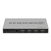 KYSW59 60HZ DP USB KVM Switch 2-in-1 Computer Sharing Device
