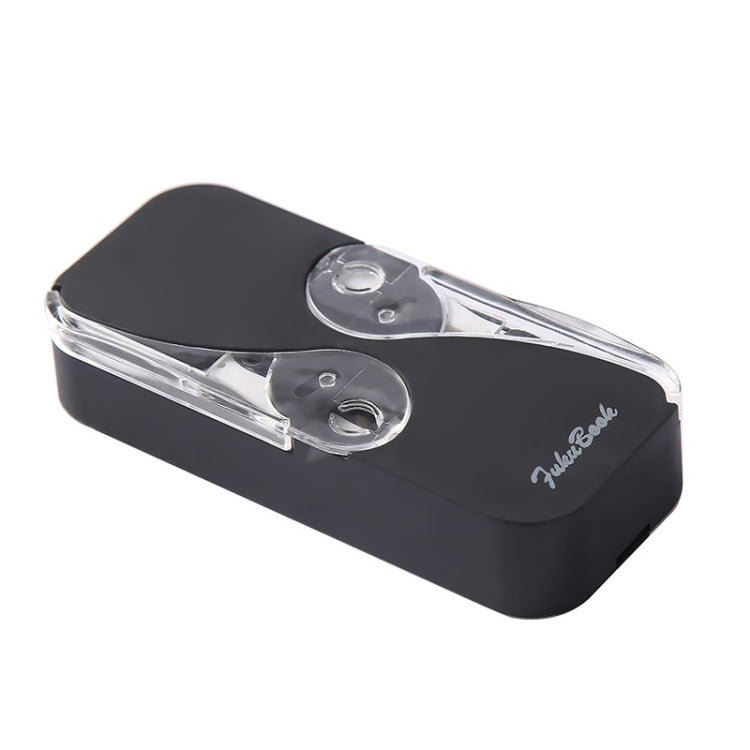 FukuBook Portable Mini Automatic Opening and Closing Floss Storage Box with Floss, White, Black, Green, Pink FukuBook Portable Mini Automatic Opening and Closing Floss Storage Box with Floss, White, Black, Green, Pink
