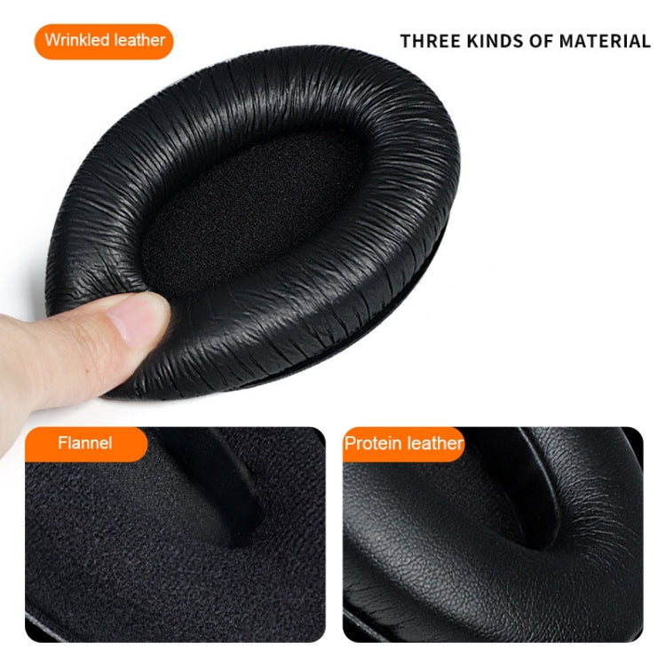 2 PCS Breathable Foam Headphone Sleeves Earmuffs For Sennheiser HD200 Pro, Spec:, Wrinkled, Velvet, Protein 2 PCS Breathable Foam Headphone Sleeves Earmuffs For Sennheiser HD200 Pro, Spec:, Wrinkled, Velvet, Protein