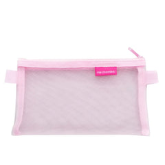 Hechooses D033 Transparent Mesh Exam Portable Pen Bag, Style: