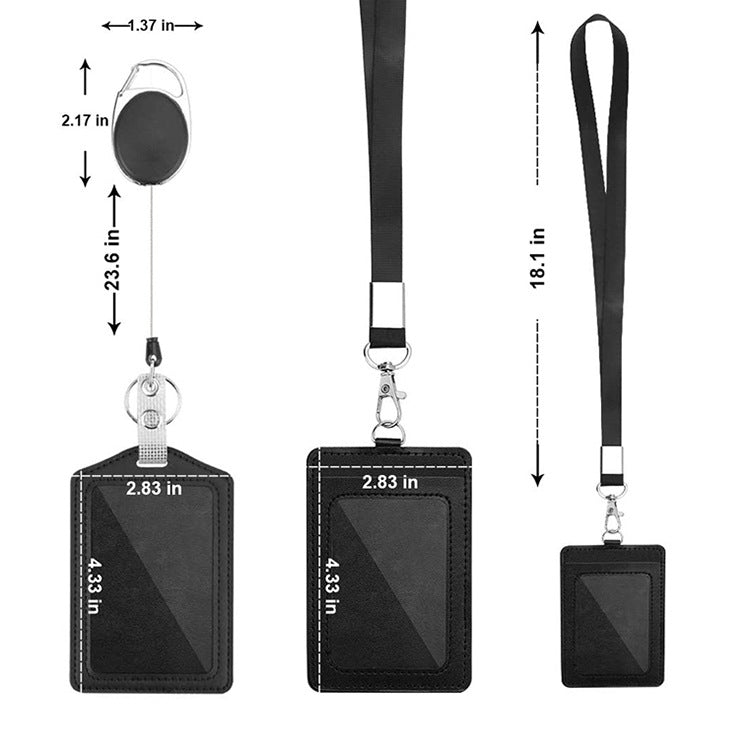 ZT-6330 3 in 1 PU Leather ID Card Retractable Buckle Halter Protective Case ZT-6330 3 in 1 PU Leather ID Card Retractable Buckle Halter Protective Case