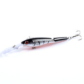 M0208 13.3cm/13.4g Lure Bionic Multi-section Mino Fake Lure Plastic Lure, M0208 2, M0208 3, M0208 4, M0208 5, M0208 6, M0208 1