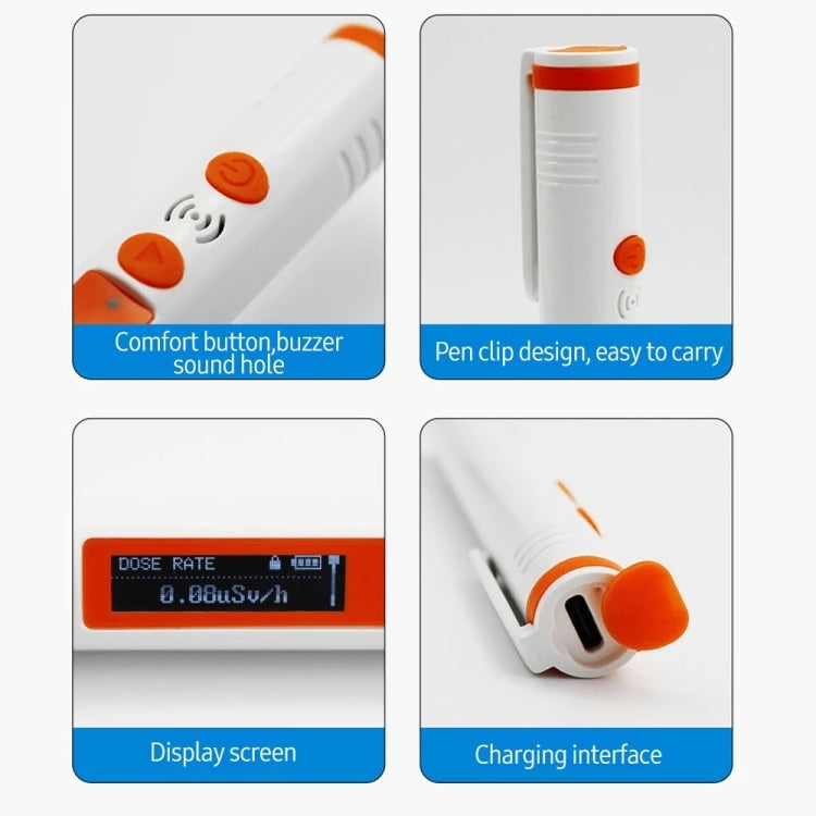Pen Type Nuclear Radiation Detector Geiger Counter Sound Light Alarm, Pen Type Pen Type Nuclear Radiation Detector Geiger Counter Sound Light Alarm, Pen Type