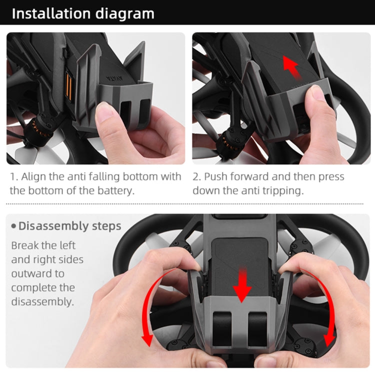 Für DJI Avata Akku Anti-Release-Schnalle Verschleißfeste Akku-Schutzschnalle, Für DJI Avata Akku Anti-Release-Schnalle Für DJI Avata Akku Anti-Release-Schnalle Verschleißfeste Akku-Schutzschnalle, Für DJI Avata Akku Anti-Release-Schnalle
