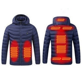 USB Winter Electric Heated Jacket Warm Thermal Jacket