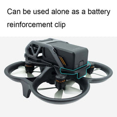 Für DJI Avata CQT 2-in-1-Akku, Anti-Falling-Dekorative Heckflügelschnalle, Akku, 913491