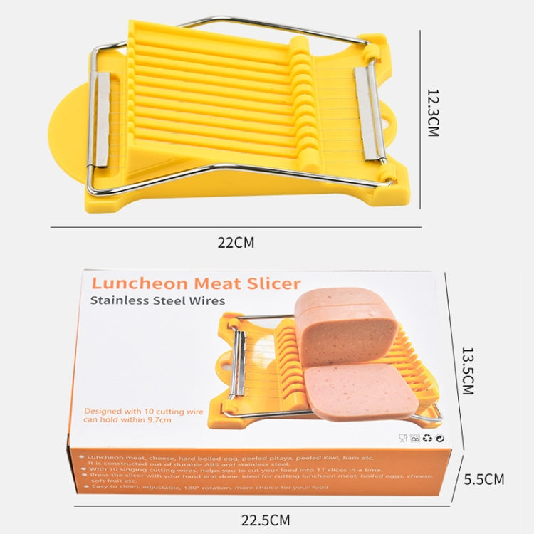 JA-958 Lunch Meat Ham Slicer Household Fruit Cutter Banana Sliced Kitchen Egg Cutter JA-958 Lunch Meat Ham Slicer Household Fruit Cutter Banana Sliced Kitchen Egg Cutter