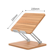 AP-2DP Desktop Liftable Wooden Tablet Laptop Support Stand