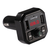 B9 Smart Digital Display Dual USB Bluetooth Car Charger with Hands-free Call Function