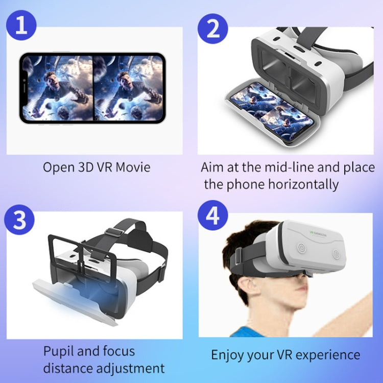 VRSHINECON G15 Helmet Virtual Reality VR Glasses All In One Game Phone 3D Glasses VRSHINECON G15 Helmet Virtual Reality VR Glasses All In One Game Phone 3D Glasses