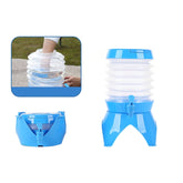 Outdoor Camping Portable Car Retractable Folding Bucket With Faucet, Capacity: