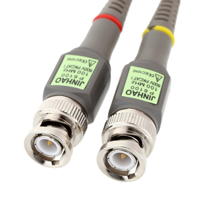 2pcs   P6100 Oscilloscope Probe DC-100MHz BNC Connectors Scope Clip Probe, P6100 2pcs   P6100 Oscilloscope Probe DC-100MHz BNC Connectors Scope Clip Probe, P6100