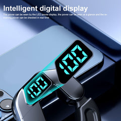 Auriculares estéreo con Bluetooth para colgar en la oreja, deportivos, con pantalla digital de conducción ósea V19, V19 negro, V19 blanco, V19 rosa, V19 azul, V19 verde