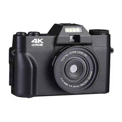 Cámara digital retro plegable con pantalla R10 4K HD de 48 MP, R10