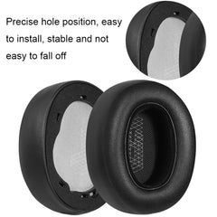 2pcs Headphone Sponge Case For JBL Live 650BTNC/660/E65BTNC/Duet NC, For Live 650BTNC Protein Leather, For Live 650BTNC Net Black, For Live 650BTNC Net Gray, For Live 650BTNC Leather+Velvet