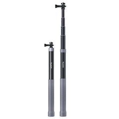 TELESIN 1,2 m Carbon Fiber Monopod Selfie Stick mit 1/4 Schraube für Action Kameras, 1,2 m