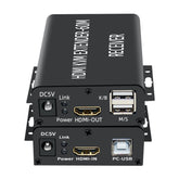 BW-HKE60A HDMI 60m KVM With USB Extender Support POE Single-End Power Supply With US Plug, BW-HKE60A