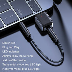 Adaptador receptor Bluetooth USB RX-TX-413 Launch 2 en 1, RX-TX-413 negro, RX-TX-413 blanco