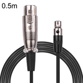 Xlrmini Caron Female To Mini Female Balancing Cable For 48V Sound Card Microphone Audio Cable, Length:, 0.5m, 1m, 1.5m, 2m, 3m, 5m, 10m