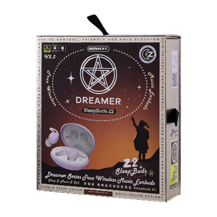 REMAX SleepBuds Z2 Auriculares inalámbricos para dormir con música, auriculares estéreo TWS con Bluetooth y media oreja REMAX SleepBuds Z2 Auriculares inalámbricos para dormir con música, auriculares estéreo TWS con Bluetooth y media oreja